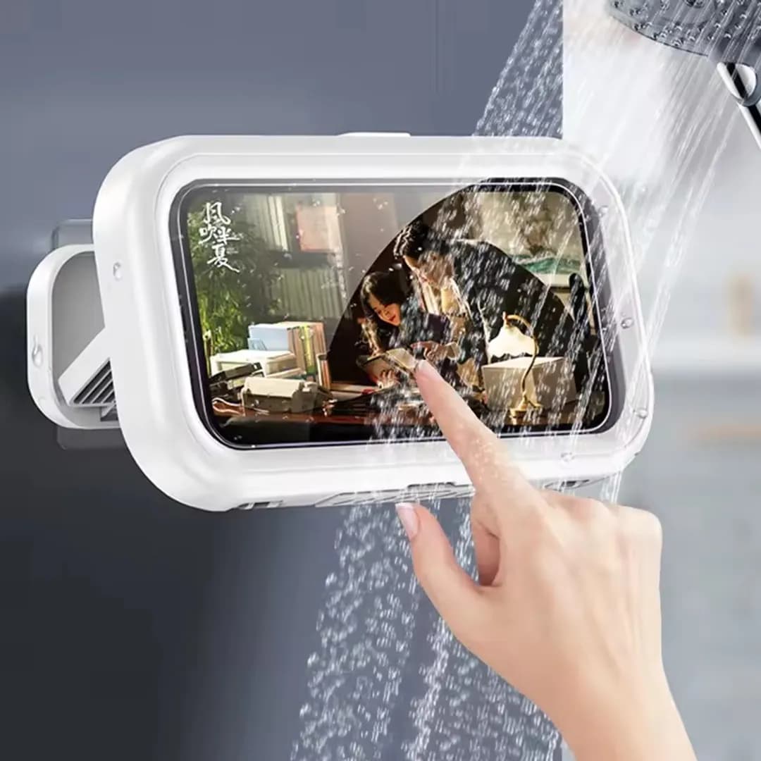 Mobile Phone Waterproof Box Bathroom Shower Phone Placement Box